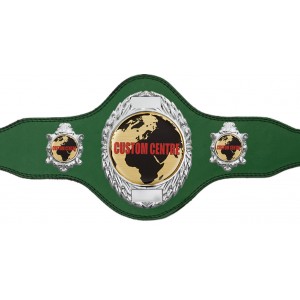 SILVER LEAF CUSTOM CHAMPIONSHIP BELT  ***BEST SELLER***